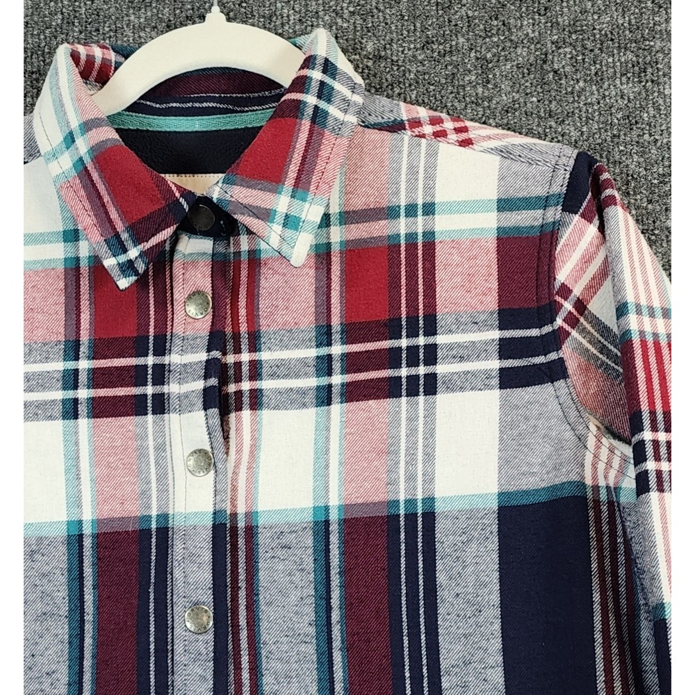 Orvis Classic Collection Men Cabincore Workwear Fleece Flannel Shirt Jacket M